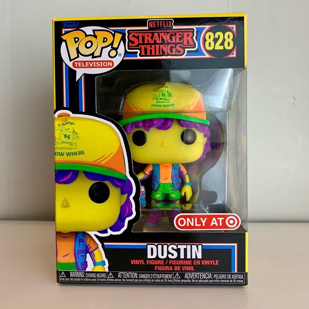 Blacklight Dustin Stranger Things Funko Pop